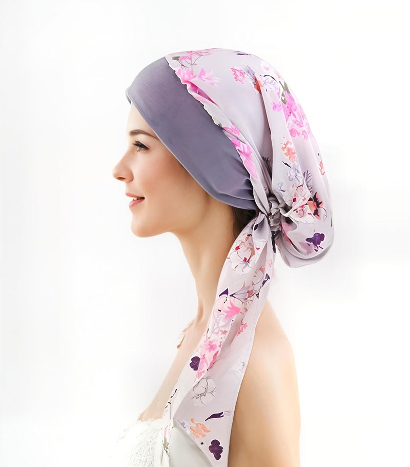 Belleshow Chemo Headwear Turbans for Women, Cancer Head Scarf, Headwear Coverings Caps, Head Wraps for Cancer Patients - Image 3